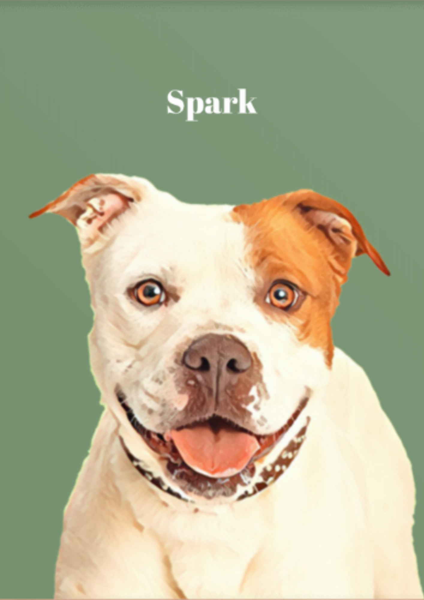 Digital Custom One Pet Portrait