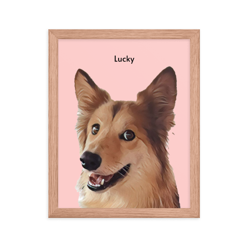 Digital Custom One Pet Portrait