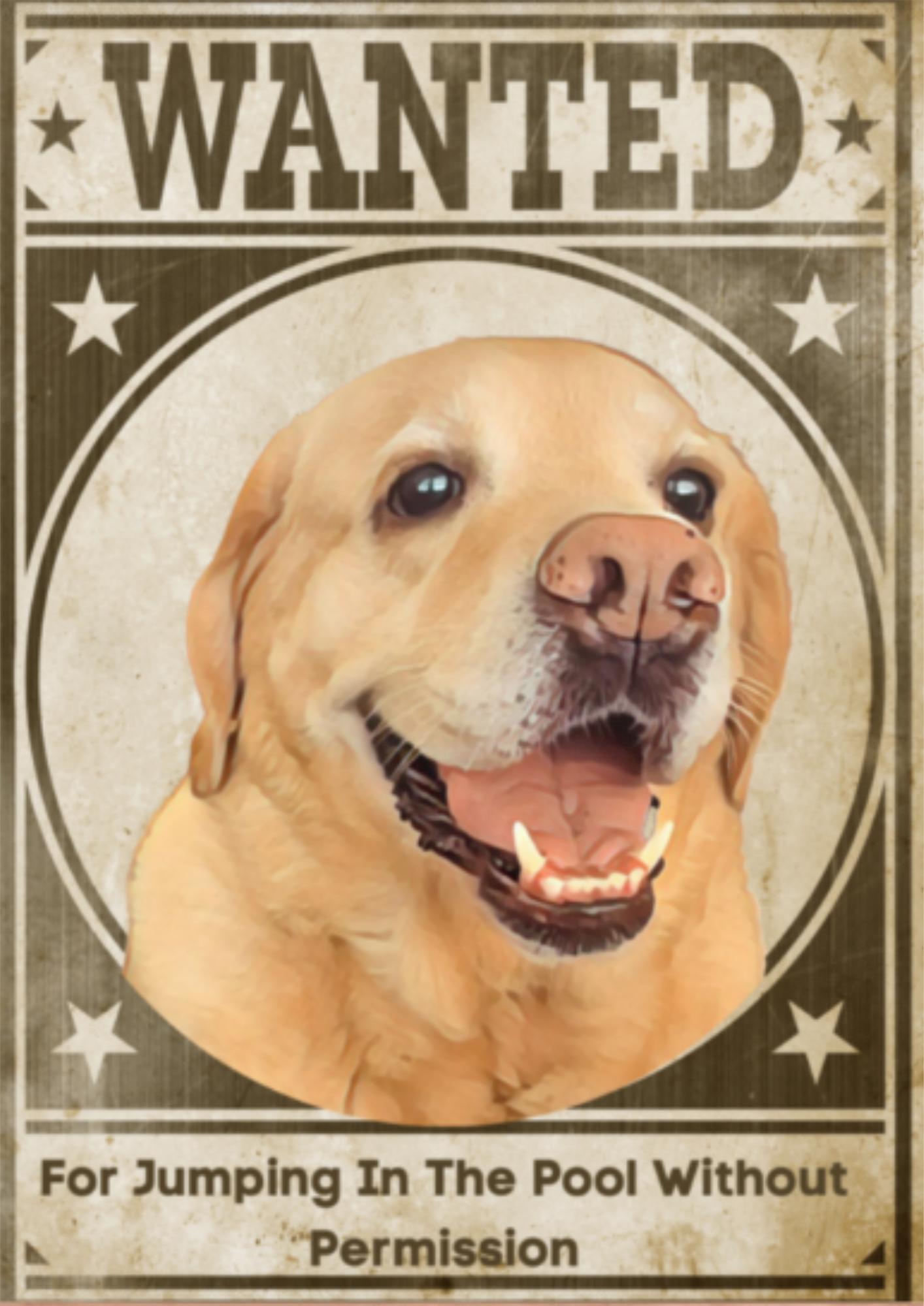 Digital Custom Wanted Poster